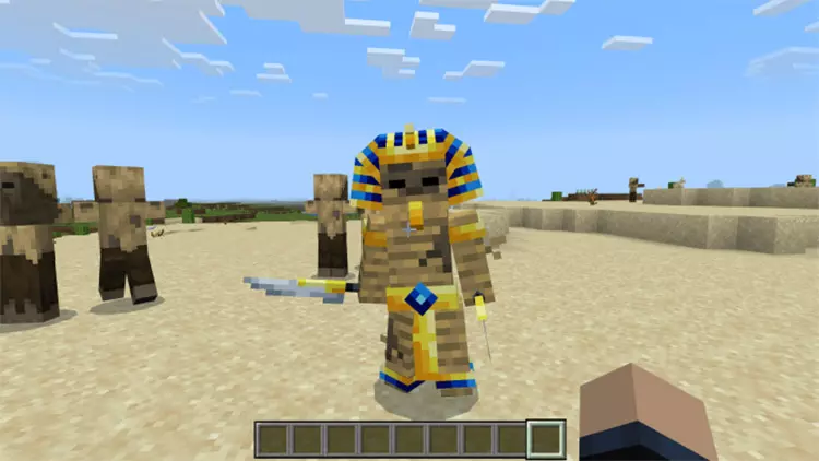 Мод Мумия босс для Minecraft PE