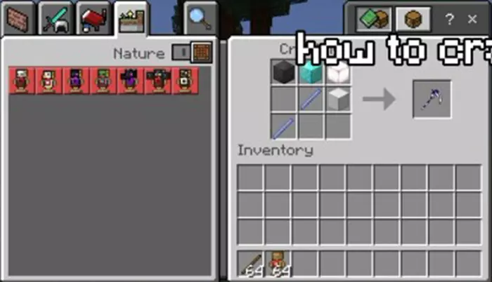Мод Стихийное оружие для Minecraft PE