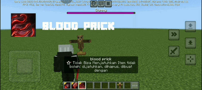 Мод Манипуляции с кровью для Minecraft PE