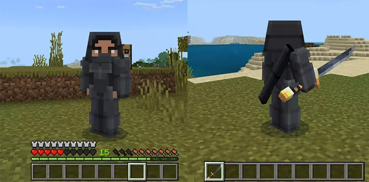 Мод Сет Ассасина для Minecraft PE