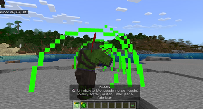 Мод Превращение в Халка для Minecraft PE