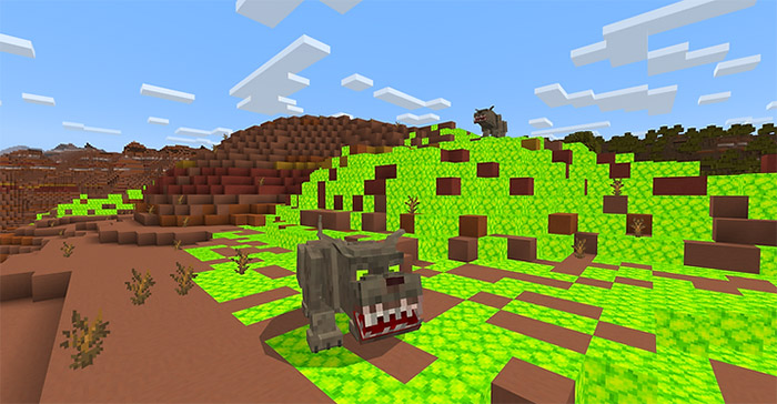 Мод Превращение в Халка для Minecraft PE