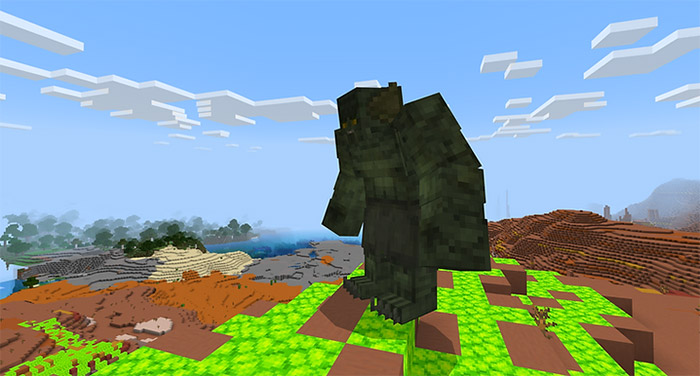 Мод Превращение в Халка для Minecraft PE