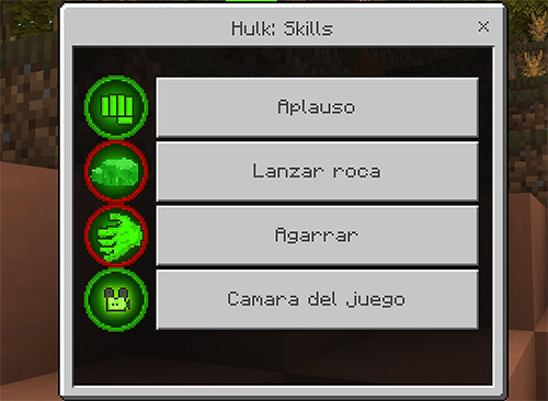 Мод Превращение в Халка для Minecraft PE