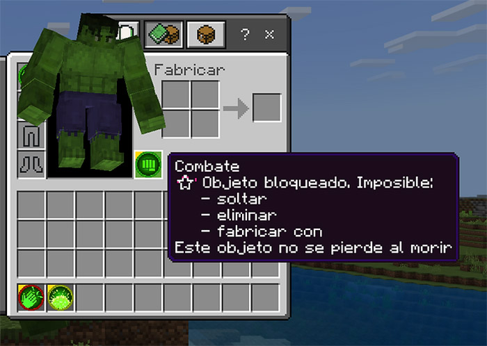 Мод Превращение в Халка для Minecraft PE
