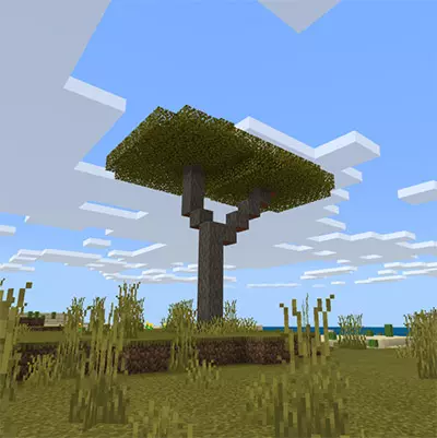 Мод Естественный вид деревьев для Minecraft PE