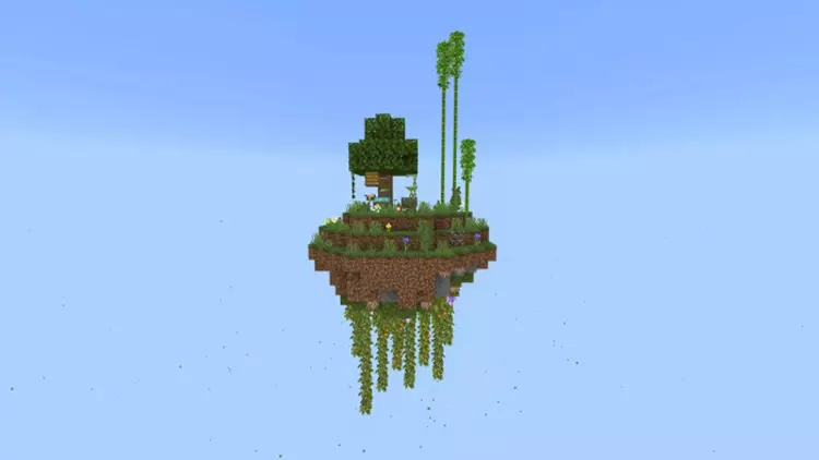 Карта Выживание на одном блоке для Minecraft PE