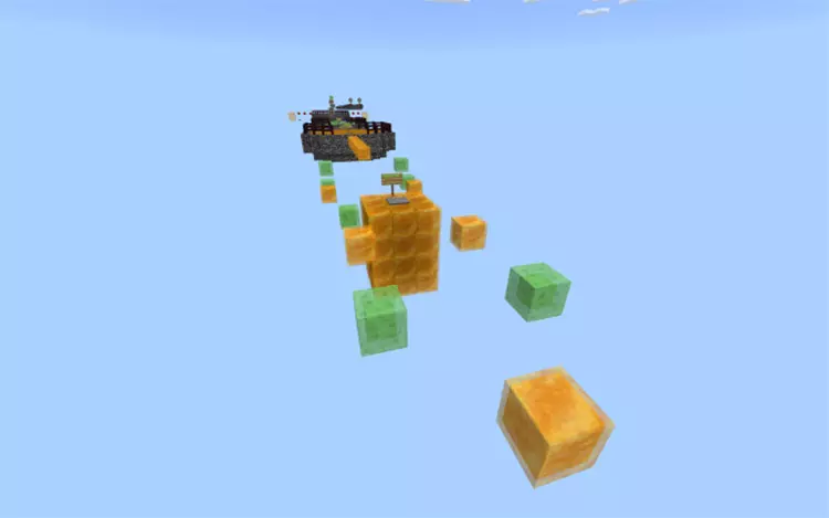 Карта Паркур острова для Minecraft PE