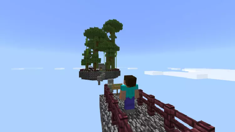 Карта Паркур острова для Minecraft PE