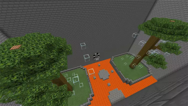 Карта Паркур острова для Minecraft PE