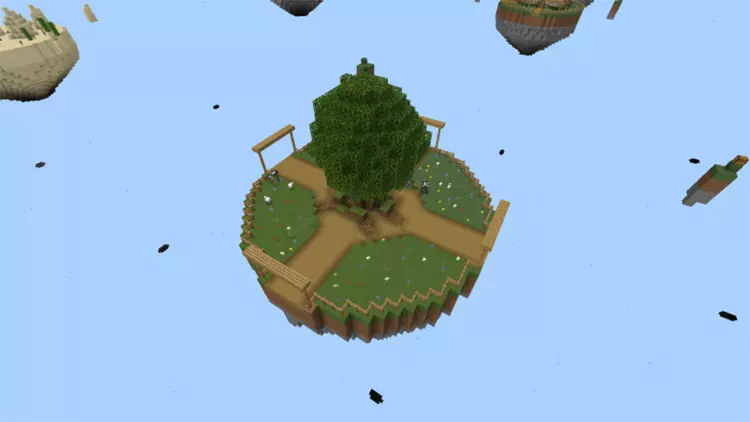 Карта Супер Скай Блок - SkyShop для Minecraft PE
