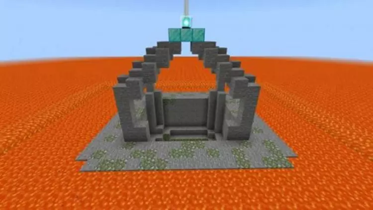 Карта Выживание в океане лавы для Minecraft PE