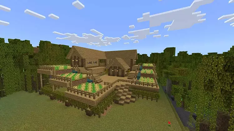 Карта Дикий мир выживания для Minecraft PE