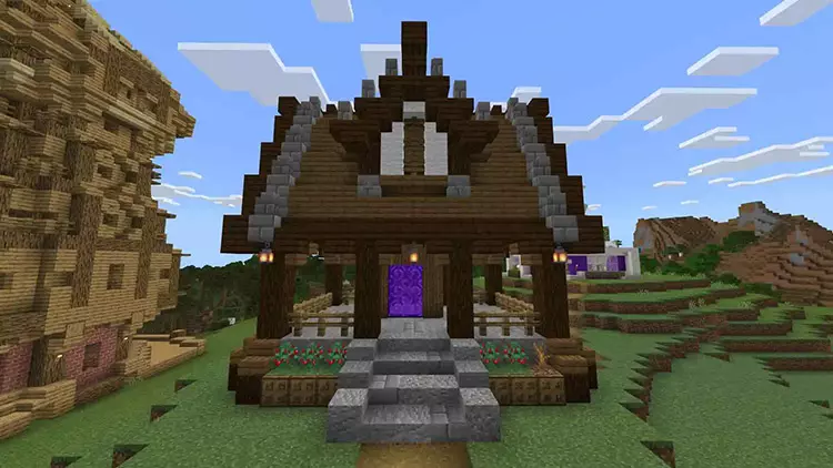 Карта Дикий мир выживания для Minecraft PE
