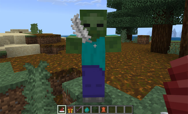 Мод Злой Санта-Клаус для Minecraft PE