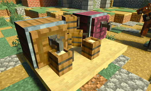 Мод Средневековая мебель для Minecraft PE
