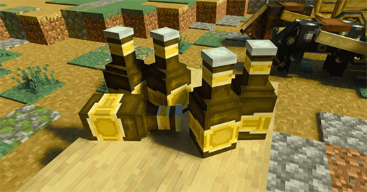 Мод Средневековая мебель для Minecraft PE