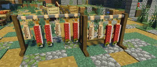 Мод Средневековая мебель для Minecraft PE