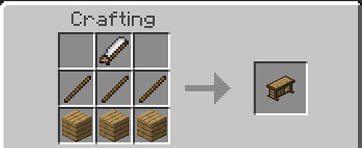 Мод Средневековая мебель для Minecraft PE