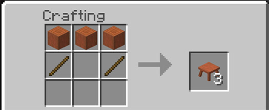 Мод Средневековая мебель для Minecraft PE