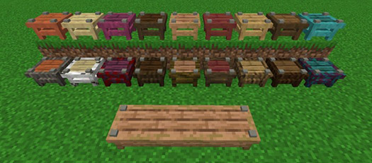 Мод Средневековая мебель для Minecraft PE