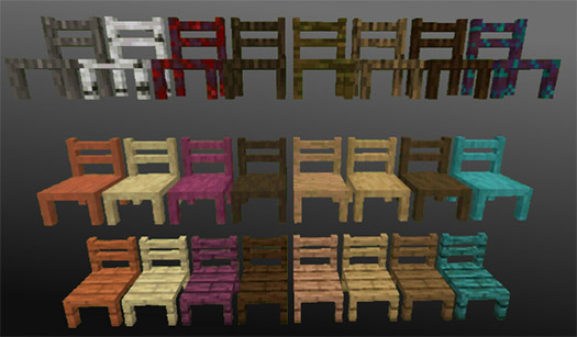 Мод Средневековая мебель для Minecraft PE