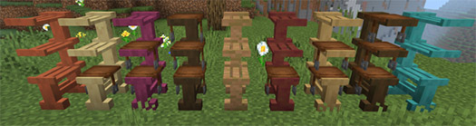 Мод Средневековая мебель для Minecraft PE