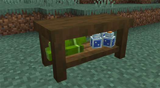 Мод Средневековая мебель для Minecraft PE