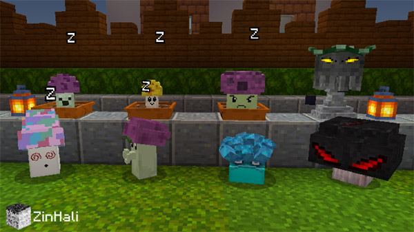 Мод Растения против зомби классика для Minecraft PE