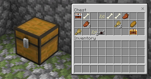 Мод Лаки сундук для Minecraft PE