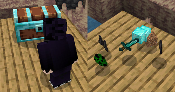 Мод Лаки сундук для Minecraft PE