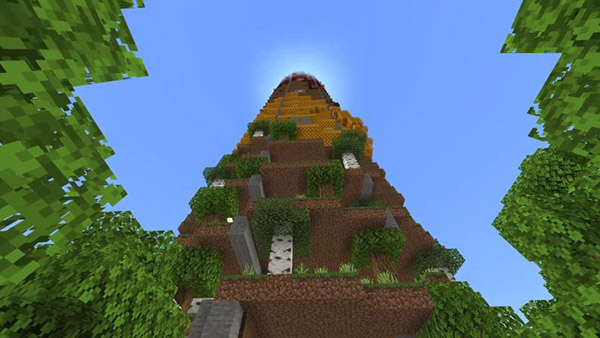 Карта Секретная башня для Minecraft PE
