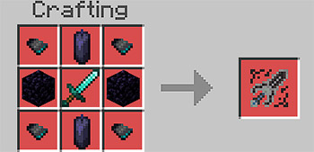 Мод Скоростное серебряное оружие для Minecraft PE