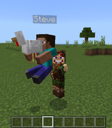 Мод Подними и неси для Minecraft PE