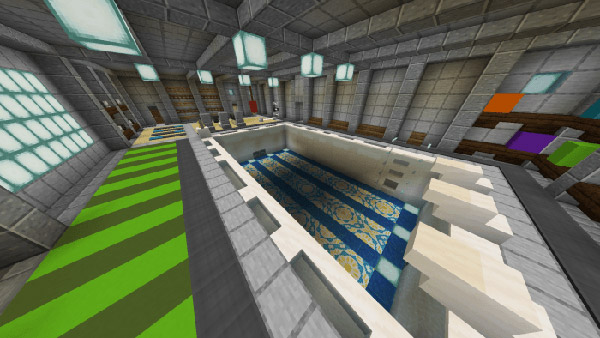 Карта Постапокалиптическое выживание в большом бункере для Minecraft PE