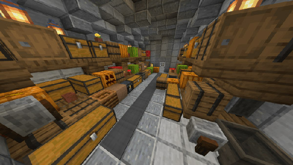 Карта Постапокалиптическое выживание в большом бункере для Minecraft PE