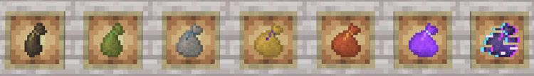 Мод Мешки с лутом для Minecraft PE