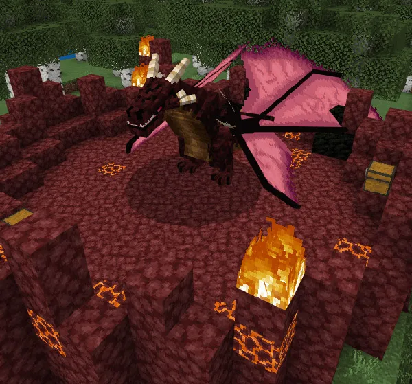 Мод Восстание виверн для Minecraft PE