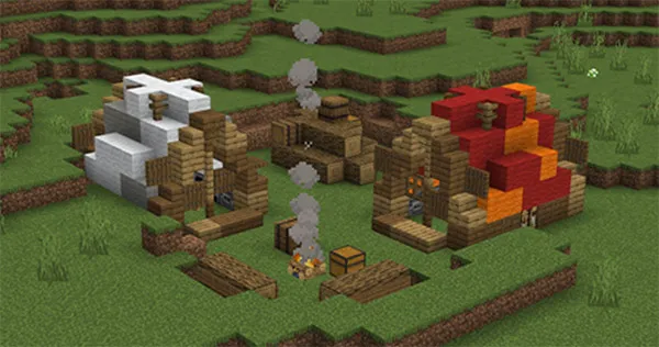 Мод Улучшенные стандартные структуры для Minecraft PE
