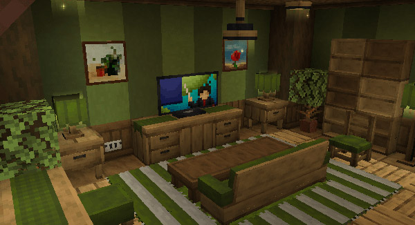Мод Потрясающая мебель для Minecraft PE