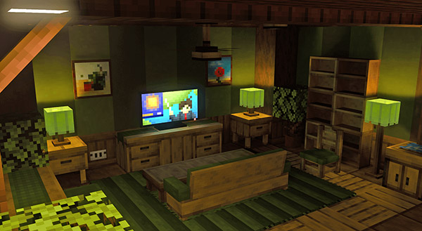 Мод Потрясающая мебель для Minecraft PE