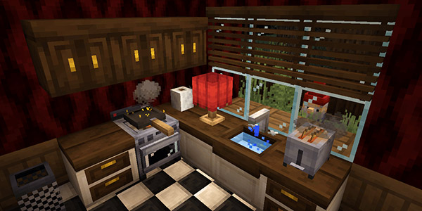 Мод Потрясающая мебель для Minecraft PE