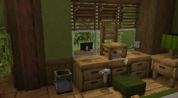 Мод Потрясающая мебель для Minecraft PE