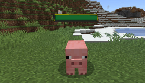 Мод Полоски здоровья для Minecraft PE