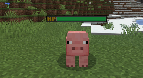 Мод Полоски здоровья для Minecraft PE