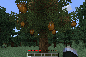 Мод Фрукты на деревьях для Minecraft PE