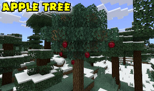 Мод Фрукты на деревьях для Minecraft PE