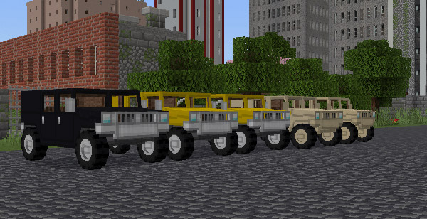 Мод Автомобиль "MS-80" для Minecraft PE
