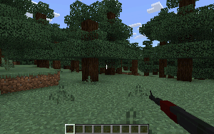 Мод Простое оружие FWS для Minecraft PE