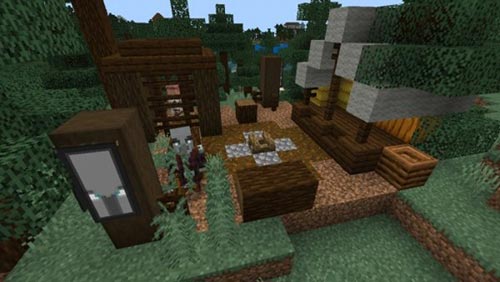 Мод Заброшенные и разрушенные структуры для Minecraft PE